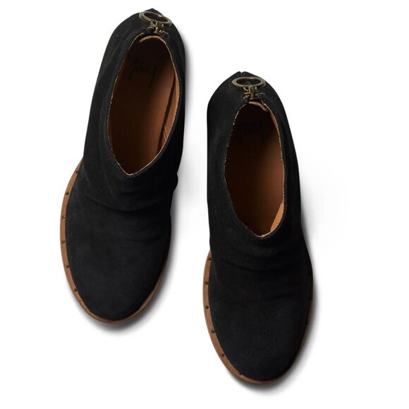 NEW  BEEK Suede Eaglet Booties western style  black for women 1065mn - Picture 6 of 8